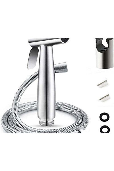 Sanlux Duș Igienic Exterior din Metal – Set Complet, Finisaj Argintiu, Design Versatil, vst110