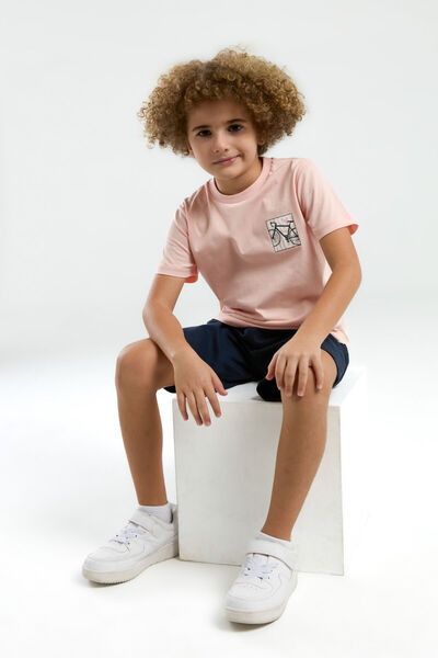 Arnetta Boy's Pink Bermuda Set