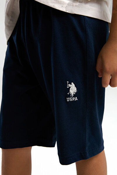 U.S. Polo Assn. Boy's Cream Bermuda Suit