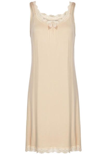 TOLIN Women's Wide Thick Strap Viscose Petticoat Skin Nightdress 1584