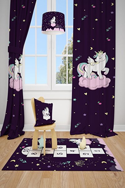 Talia Home Дитяча кімната з малюнком єдинорога - 2 крила Tla-179