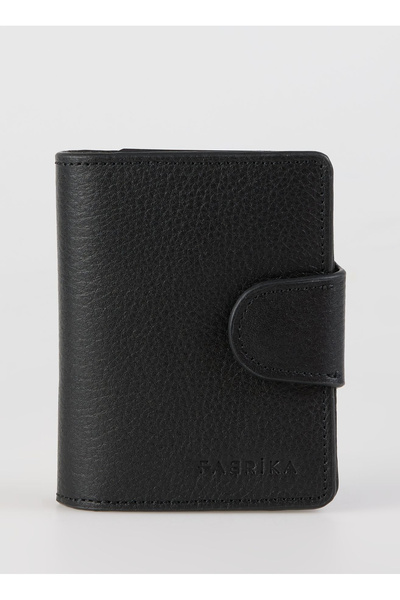 Fabrika Siyah Erkek Cüzdan Frk 319 Flt Deri