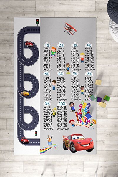 Homiko Şimşek Mcqueen Çocuk Odası Halısı