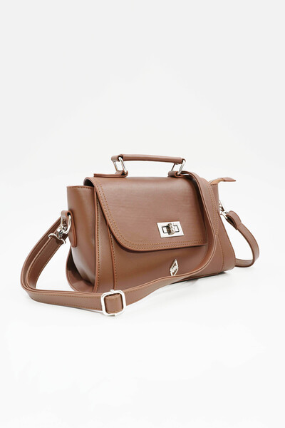 Aron Atelier Beatriz Taba Kilitli Kadın El ve Omuz Çantası