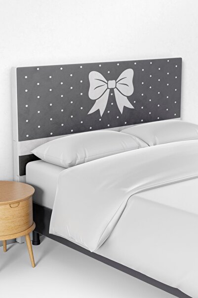 Talia Home Kurdele Desenli Çocuk Odası Yatak Baza Başlık Kılıfı TLABK-099