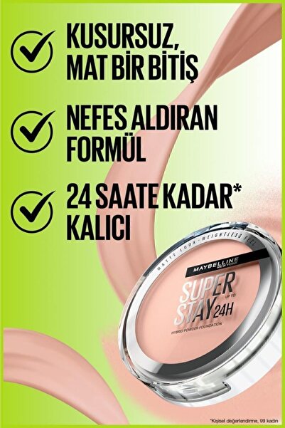 Maybelline New York SUPERSTAY HİBRİT PUDRA 03-