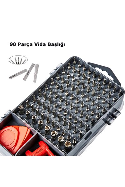 DailyTech 112 In 1 Hassas Coklu Tornavida Cep Telefonu Tamir Seti