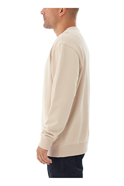 Columbia 9150211278_CS0381 Bej Erkek Bisiklet Yaka Normal Kalıp Sweatshirt