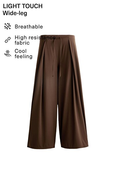 Oysho Pileli Light Touch bol pantolon