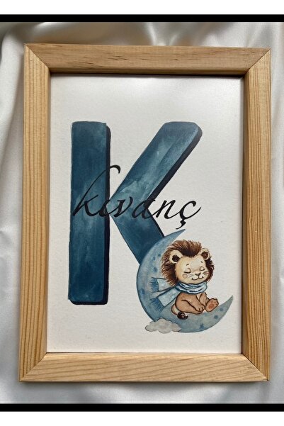 Canson El Yapımı İsimli Kişiye Özel Bebek Odası Tablo