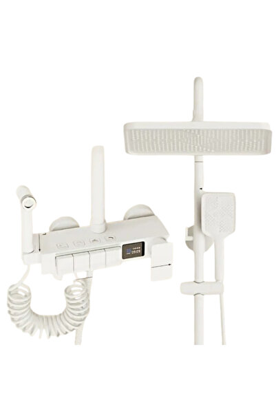 Sanlux Duș Set WhiteFlow – Afișaj Temperatură & LED, VST87