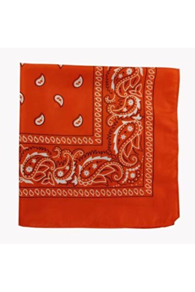 BERG ATELIER Bandana Etnik Şal  Damla Desenli  Tasarım %100Pamuk