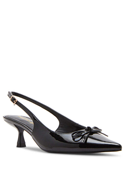 Steve Madden Womens Vogue Black Patent Heels