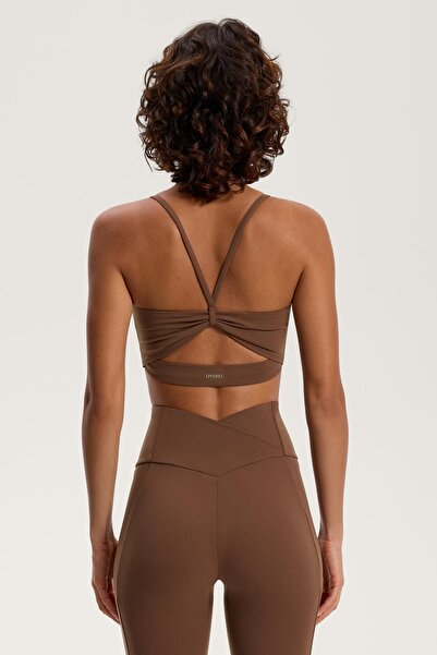 Oysho Orta destekli cup'lı Comfortlux çapraz spor sütyeni