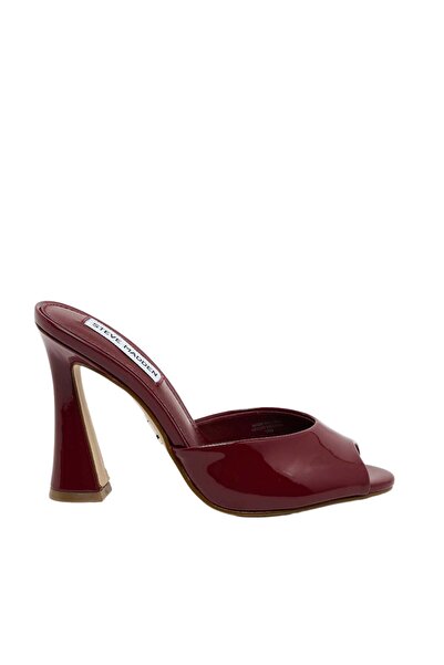 Steve Madden Womens Presecco Wine Patent Heels