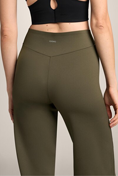 Oysho Neopren görünümlü düz kesim pantolon