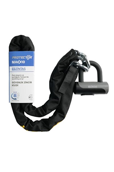 Zintaş Protector Max10 Motosiklet Kesilmez Zincir Kilit 10mm 200cm
