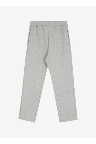 Reebok Gri Melanj Kadın Lastikli Bel Regular Fit Eşofman Altı RE 1036 2012001989