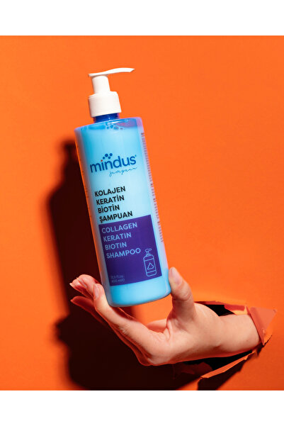 mindus Collagen & Keratin & Biotin Ekstra Hacim Şampuanı 400ml