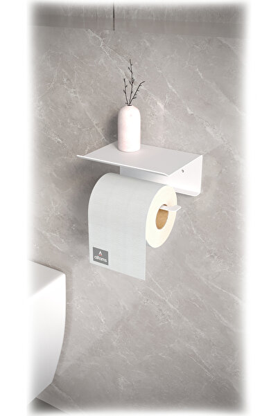 alfams by fmsa Metal Modern Banyo Tuvalet Wc Kağıtlık Peçetelik, Tuvalet Kağı...