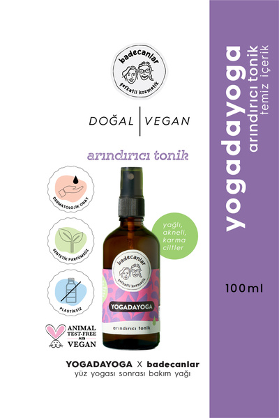 Badecanlar Şefkatli Kozmetik yogadayoga 100ml arındırıcı tonik | Allantoin ve...