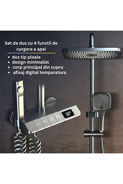 Sanlux AquaElegance Shower Set – Digital Display and Multiple Functions for Daily Comfort, BSL10