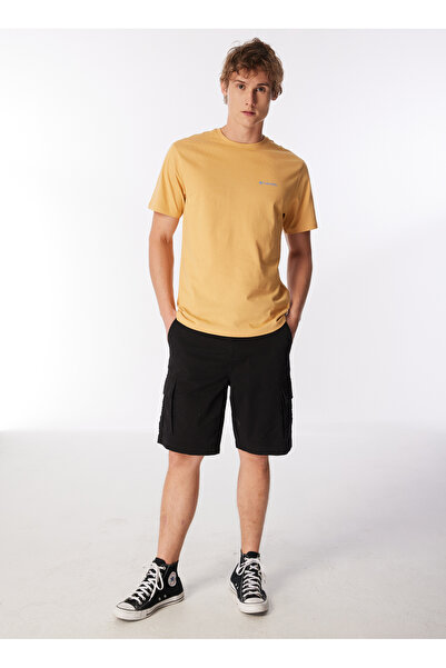 Columbia Καφέ ανδρικό μπλουζάκι με στάμπα κανονικού τύπου 9120841292_CS0375 CSC ROAD TRIP