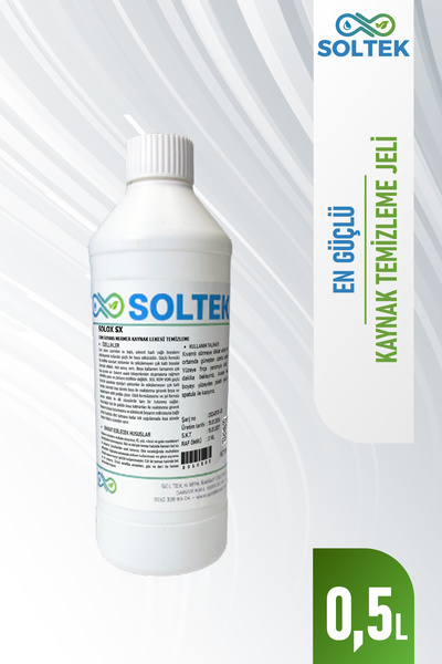 SOLTEK KİMYA Cam Fayans Mermer Kaynak Lekesi Temizleme Jeli- SOLOX SX 500 ml
