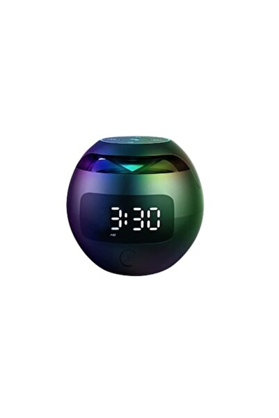 ILA PRODUCT Radio Si Ceas Digital, Ila Product®, Portabil Cu Design Minimalist Modern, Alarma Dubla, Difuzor Pu
