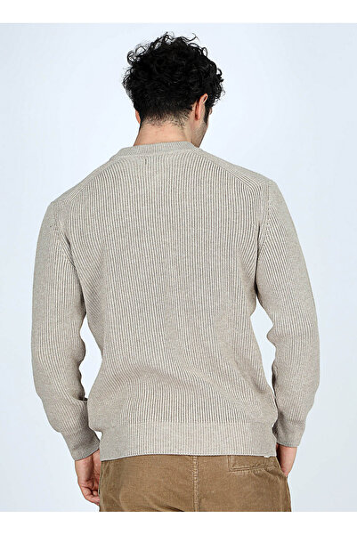 Lee Cooper Half Turtleneck Regular Fit Stone Men's Sweater 251 Lcm 241055 Ruby Stone