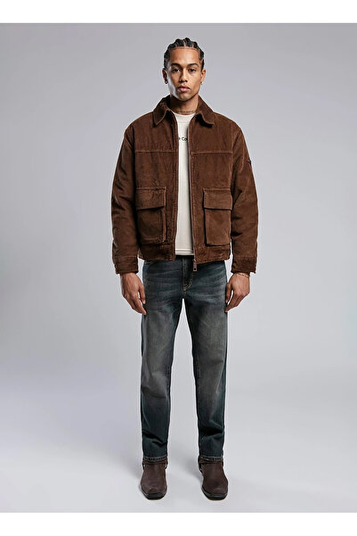 Lee Cooper Regular Fit Kahve Erkek Ceket 251 LCM 231004 LONROY ACI KAHVE