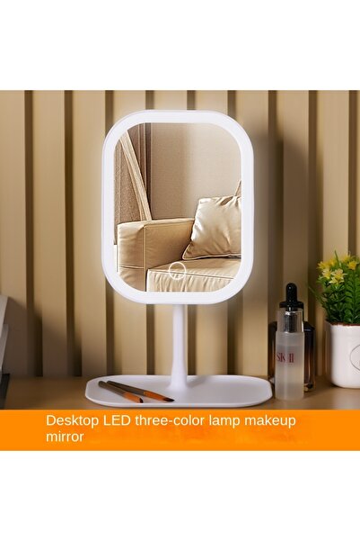 Reoona LED Işıklı Makyaj Aynası – Dokunmatik, 3 Işık Modlu, Oynar Başlıklı Tasarım