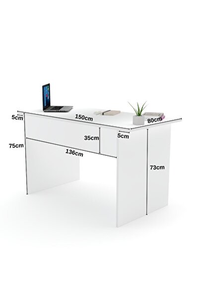 Kenzlife Ofis Masası Tamiko 075*150*80 Byz Bilgisayar Çalışma Büro