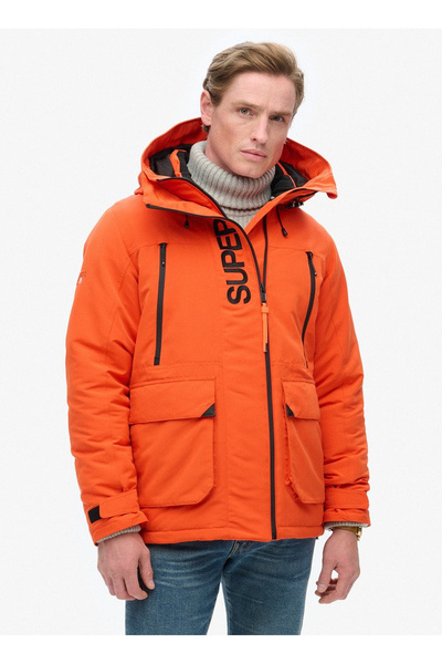 SUPERDRY Turuncu Erkek Mont M5011922AWZT_HOOD ULTIMATE EMB WIND