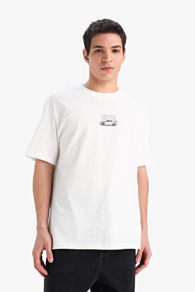 DeFacto Μπλουζάκι με κοντό μανίκι με στάμπα στην πλάτη, 100% βαμβάκι, Fast & Furious, με λαιμόκοψη E0620AX25SM