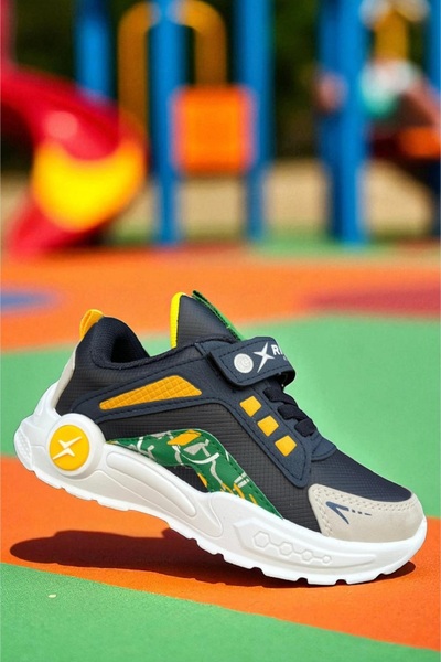 ALTUNTAŞ Ανδρικά παιδικά παπούτσια με Velcro Ανατομική Άνετη Σόλα Αντιολισθητική Σόλα Καθημερινά Αθλητικά Παπούτσια Σχολικά Παπούτσια La