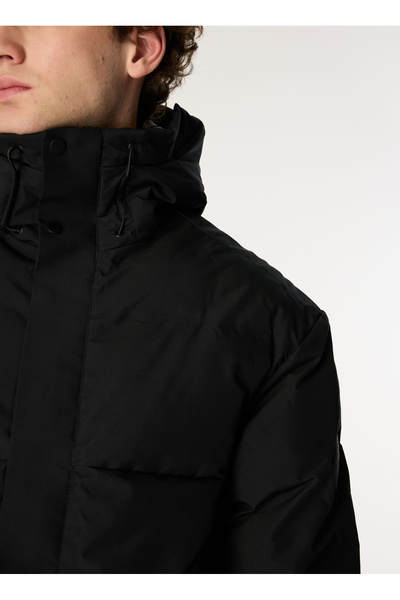 Jack & Jones Black Men's Coat 12261971_Jcoalpha Puffer Sn