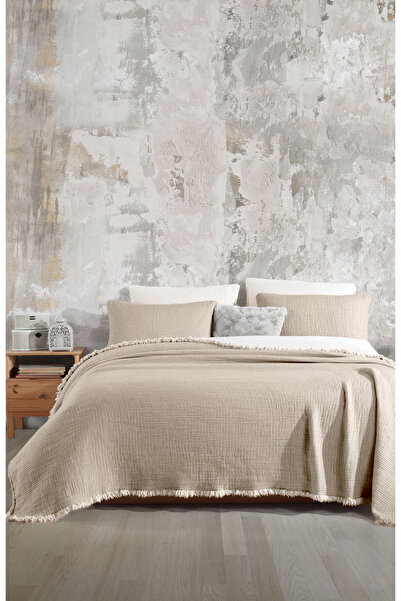 destinyhometex Mink 6 Layer Muslin Double Size 260X280 Quilt/2 Pieces 50X70Cm Pillowcases 6 Layer Multi Muslin