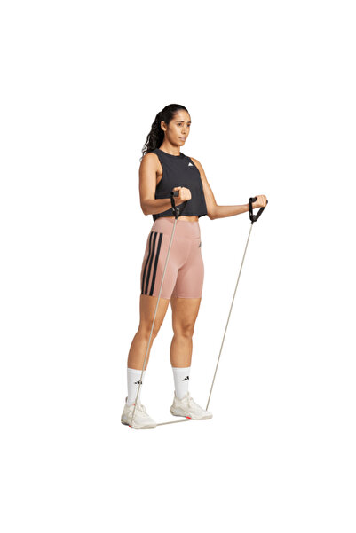 adidas Optime Essentials 3-Stripes Kısa Tayt