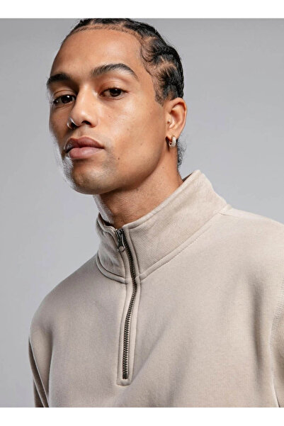 Lee Cooper Beige Men's Sweatshirt 251 Lcm 241032 Ceaser Beige