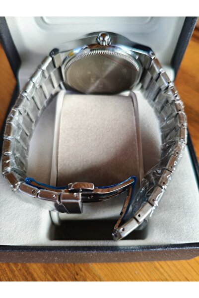 Store Tissot Powermatic Silver Inside White Model Steel Calendar Phosphorescent Hidden Clip Men's Watch