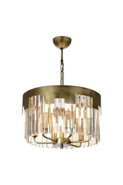 Avonni AV-65225-E40 Eskitme Kaplama Klasik Avize E14 Metal Kristal 40cm