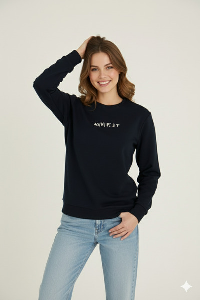 KLY New Season Women's O.Collar Sweatshirt Manifest