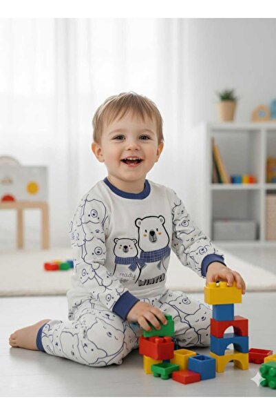 Store Sportsman Teddy Bear Boys' Pajama Set Nightgown