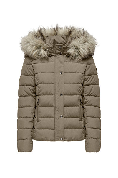 ONLY Açık Kahve Kadın Mont ONLNEWLUNA QUILTED JACKET CC OTW