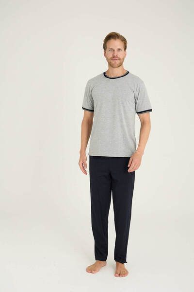 KLY New Season 2026 Summer Men's O.Collar Luxury Design Pajama Set