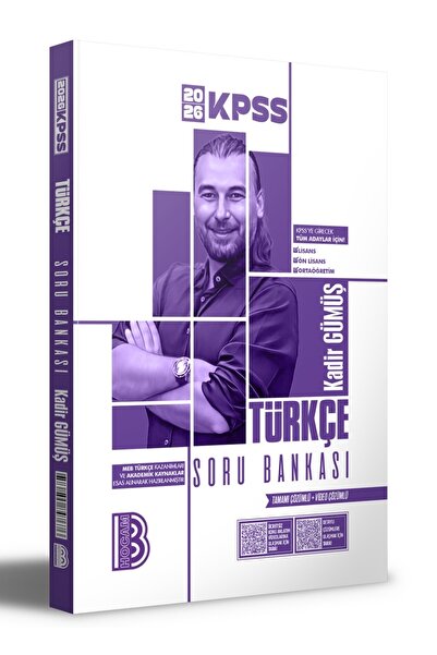 Benim Hocam Yayınları 2026 KPSS Türkçe Tamamı Video Çözümlü Soru Bankası