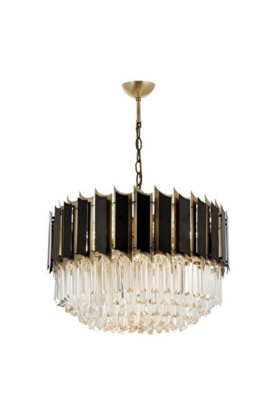 Avonni AV-60225-E60 Eskitme Kaplama Modern Avize E27 Metal Kristal 60cm