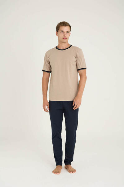 KLY New Season 2026 Summer Men's O.Collar Luxury Design Pajama Set