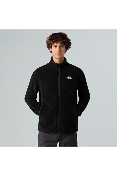 THE NORTH FACE M Glacıer Fleece Jacket Men's Black Polar Nf0A8D0Rjk31